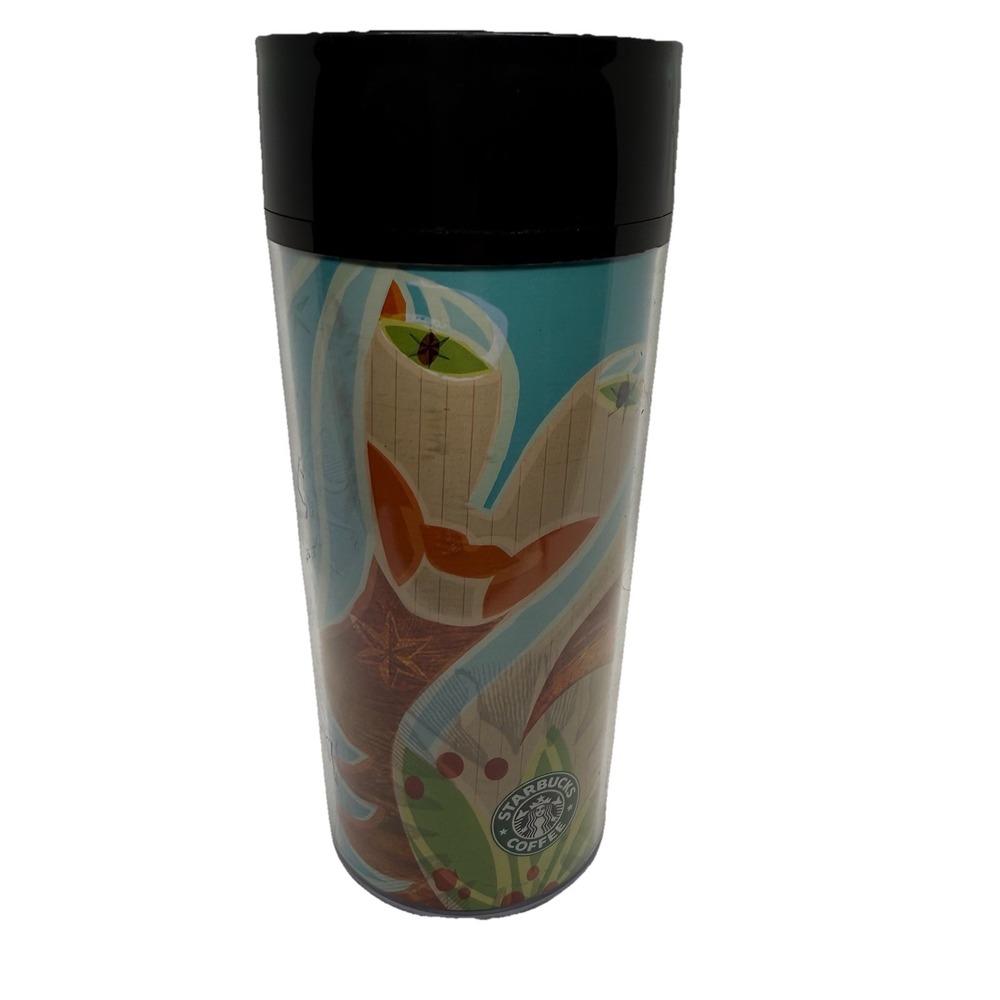 Vintage Starbucks Coffee Cup Mug 12oz Travel Siren Dream Mermaid 2001
